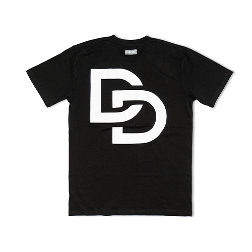 Dtachit puff tee - black