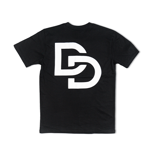 Dtachit retro puff tee- black