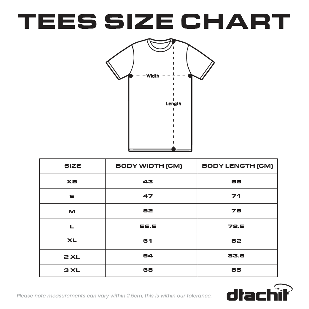 Dtachit retro puff tee- Navy