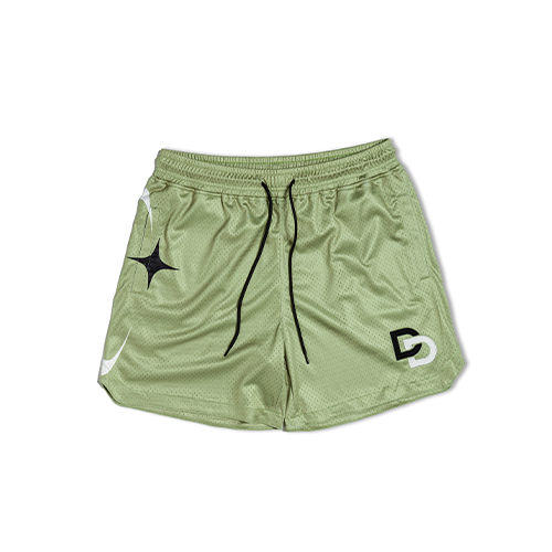 Dtachit Green Star Basketball Shorts