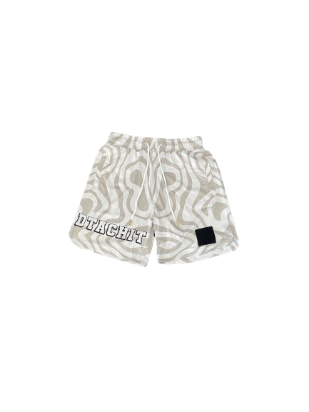 Dtachit White Wave Basketball shorts