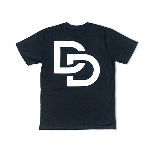 Dtachit retro puff tee- Navy